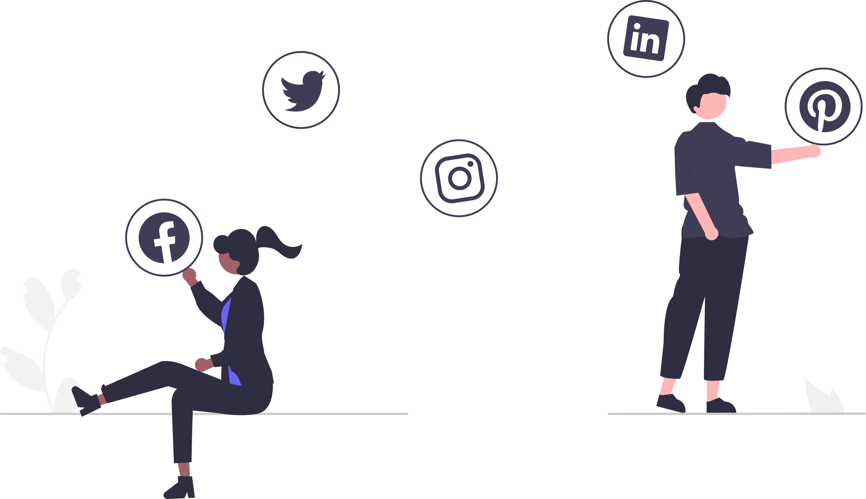 Digital Marketing Illustration - Global Nexus Agency